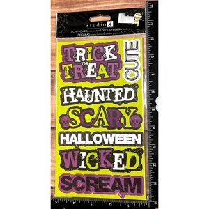 Studio G Halloween Chipboard Punchouts 7 Pieces VCB0502 by Janet Dunn